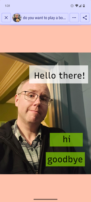 Game cover: do you want to play a board game with me