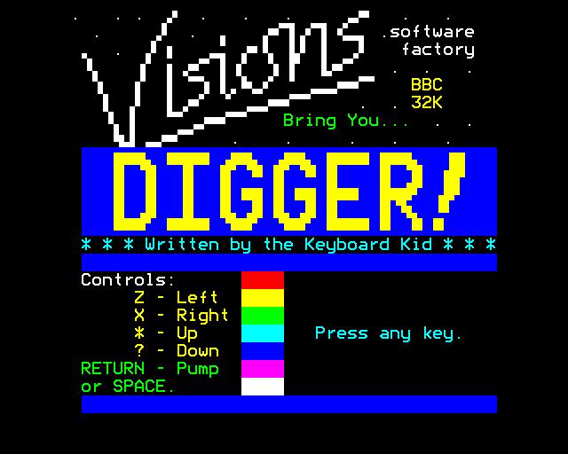Game cover: Digger