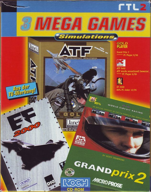 Game cover: 3 Mega Games: Simulations