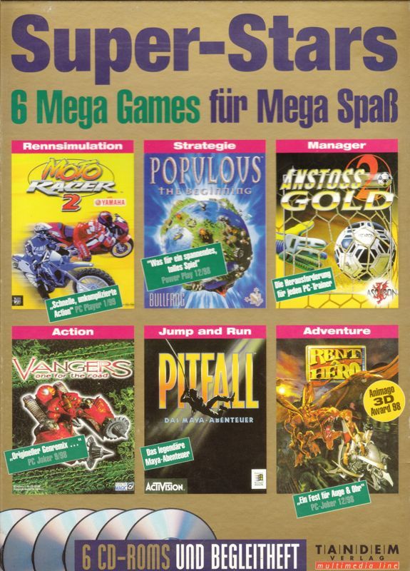 Game cover: Super-Stars: 6 Mega Games für Mega Spaß