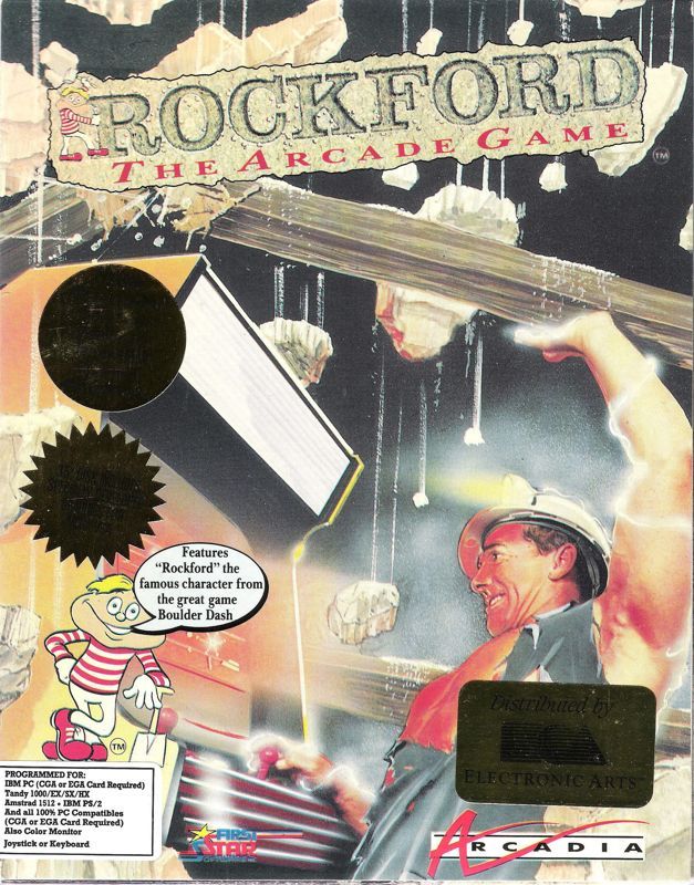 Game cover: Rockford: The Arcade Game