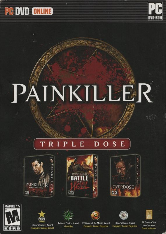 Game cover: Painkiller Triple Dose