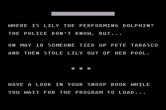 Game cover: Snooper Troops: Case #2 - The Case of the Disappearing Dolphin