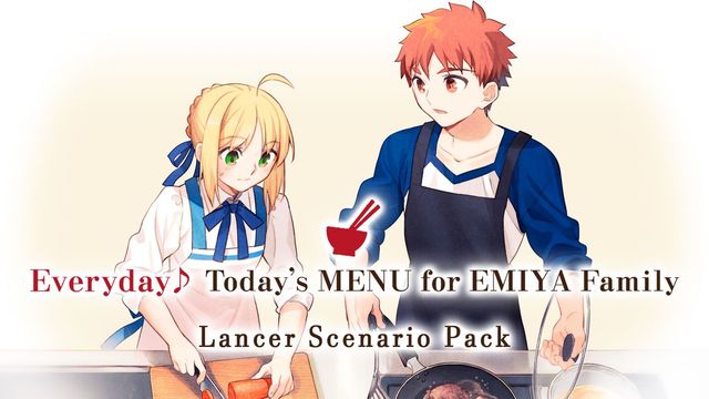 Game cover: Everyday♪ Today's Menu for Emiya Family: Lancer Scenario Pack