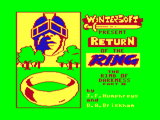 Game cover: Return of the Ring