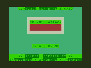 Game cover: Convoy Attack