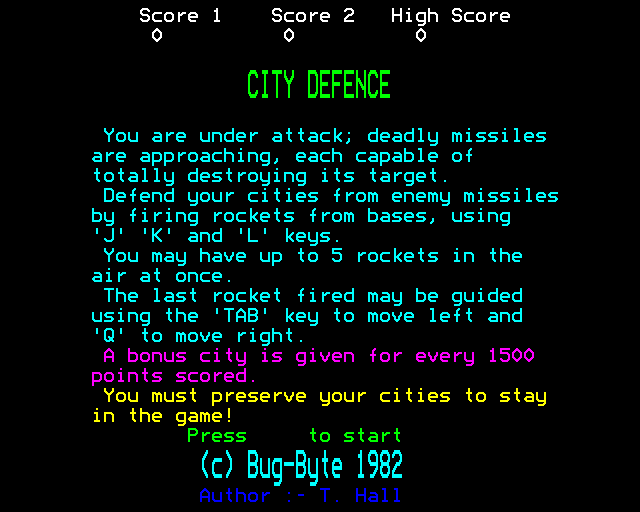 Game cover: City Defence
