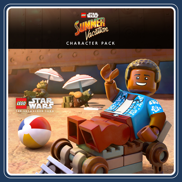 Game cover: LEGO Star Wars: The Skywalker Saga - Summer Vacation Character Pack