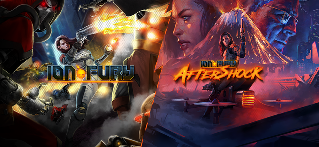 Game cover: Ion Fury + Aftershock