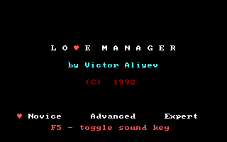 Game cover: Love Manager
