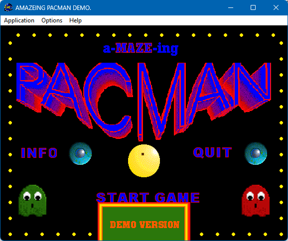Game cover: aMAZEing Pacman