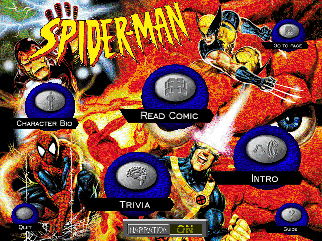 Game cover: Spider-Man: Interactive CD-ROM Comic Book!