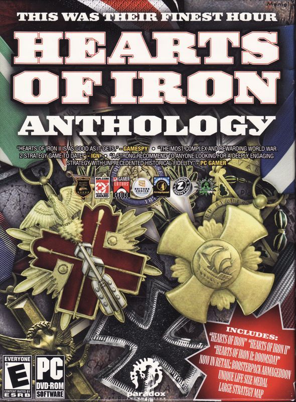Game cover: Hearts of Iron: Anthology