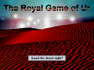 Game cover: The Royal Game of Ur