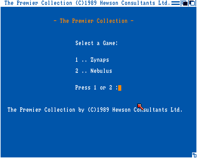 Game cover: Premier Collection