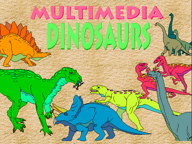 Game cover: Multimedia Dinosaurs