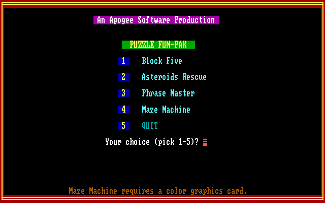 Game cover: Puzzle Fun-Pak