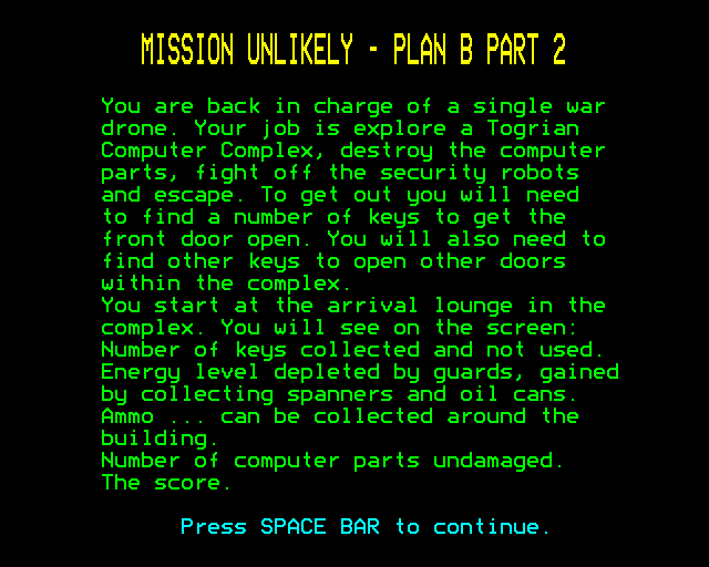 Game cover: Plan B2