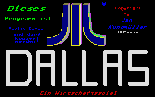 Game cover: Dallas