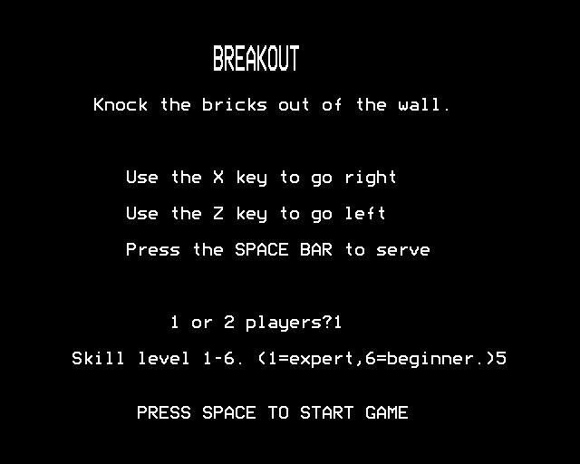 Game cover: Breakout