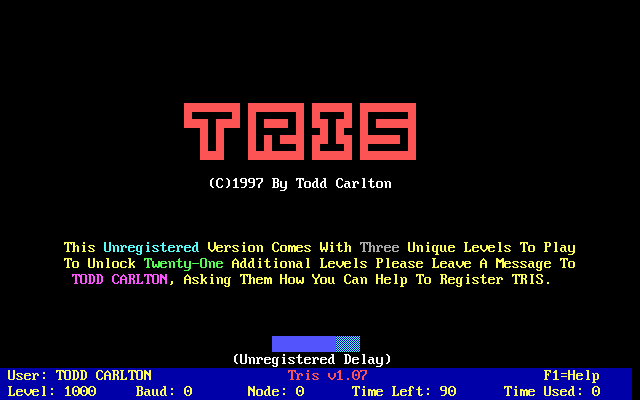 Game cover: Tris