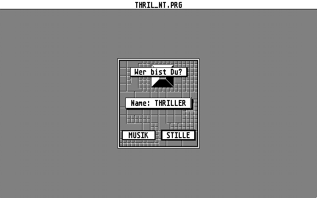 Game cover: Thriller