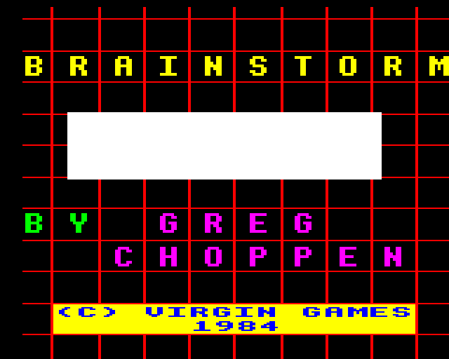 Game cover: Brainstorm