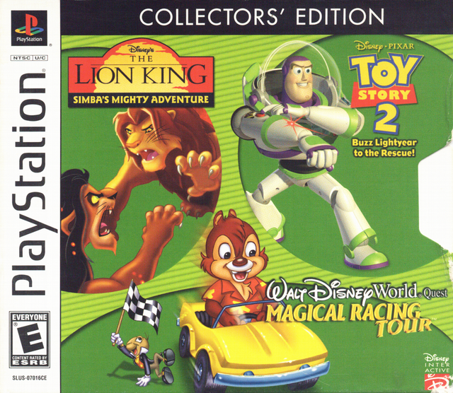 Game cover: Collectors' Edition: The Lion King / Toy Story 2 / Magical Racing Tour
