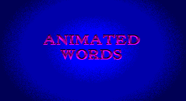 Game cover: Animated Words