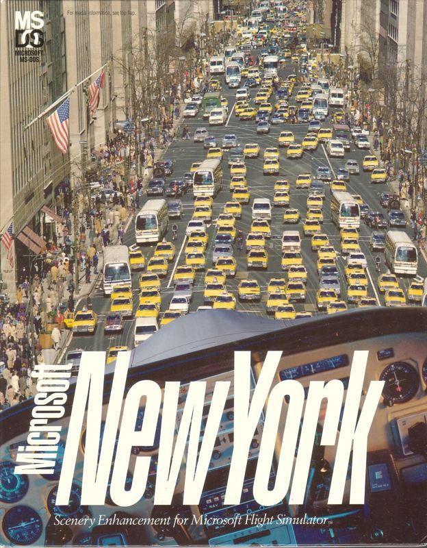 Game cover: Microsoft New York: Scenery Enhancement for Microsoft Flight Simulator