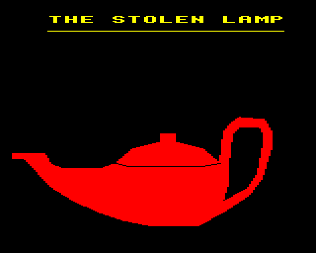 Game cover: The Stolen Lamp