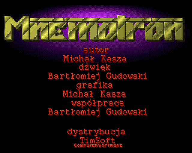 Game cover: Mnemotron