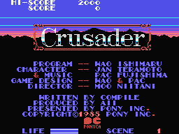 Game cover: Crusader