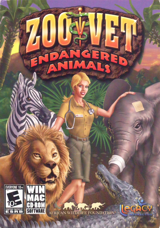 Game cover: Zoo Vet: Endangered Animals
