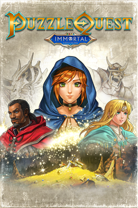 Game cover: Puzzle Quest: Immortal Edition