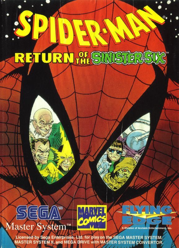 Game cover: Spider-Man: Return of the Sinister Six