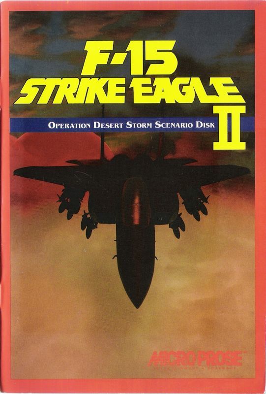 Game cover: F-15 Strike Eagle II: Operation Desert Storm Scenario Disk