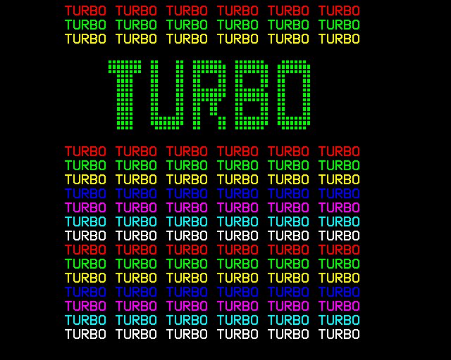 Game cover: Turbo