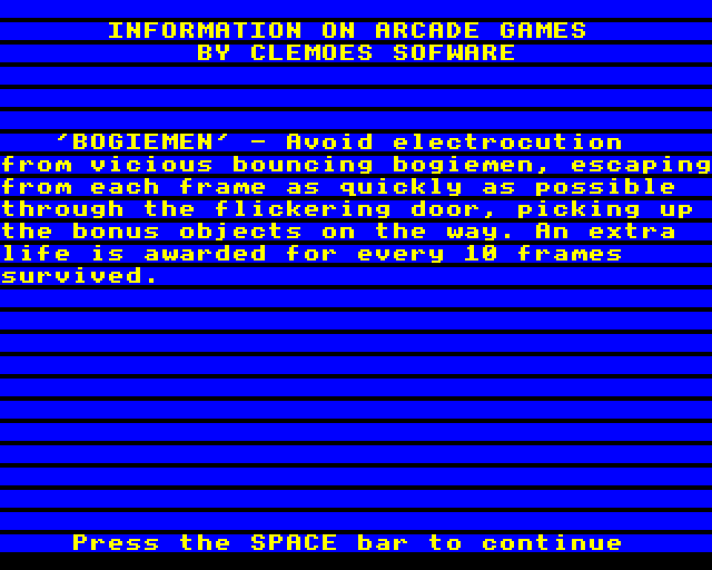 Game cover: Arcade Games