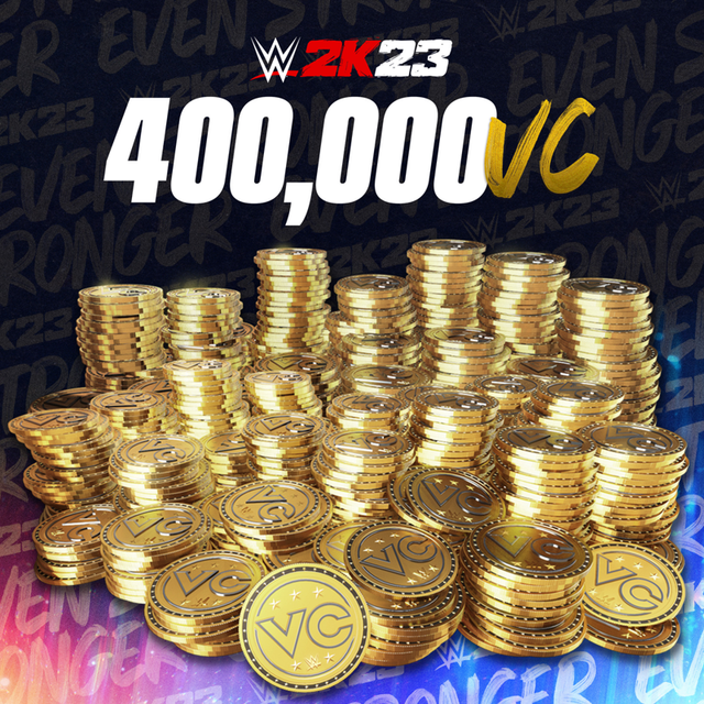 Game cover: WWE 2K23: 400,000 Virtual Currency Pack