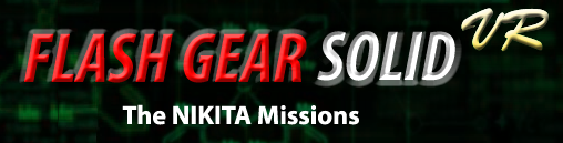 Game cover: Flash Gear Solid VR: The NIKITA Missions