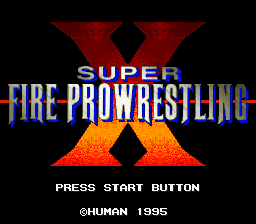 Game cover: Super Fire Pro Wrestling X