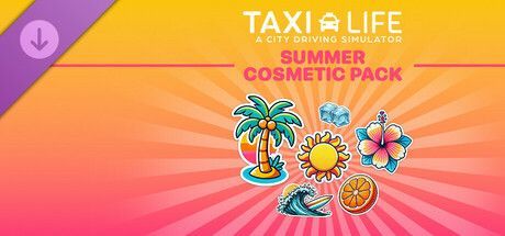 Game cover: Taxi Life: A City Driving Simulator - Summer Cosmetic Pack