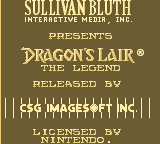 Game cover: Dragon's Lair: The Legend