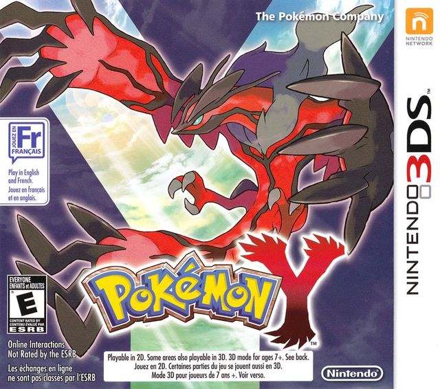 Game cover: Pokémon Y