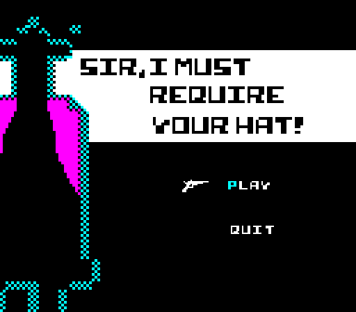 Game cover: Sir, I must require your hat!