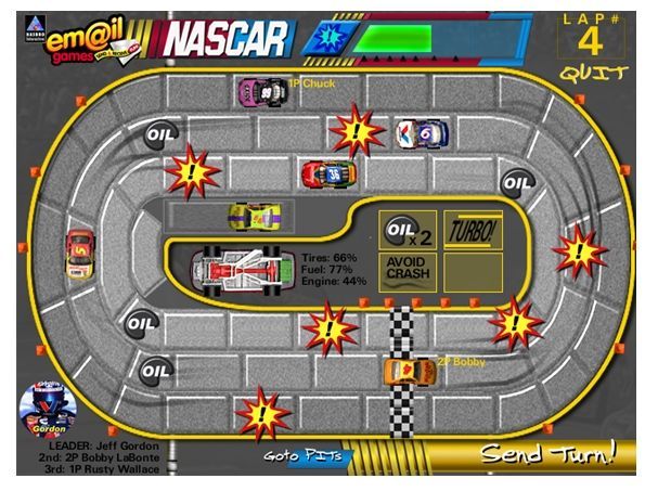Game cover: Em@il Games: NASCAR