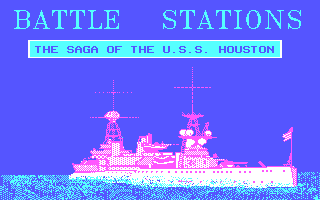 Game cover: Battle Stations: The Saga of the U.S.S. Houston