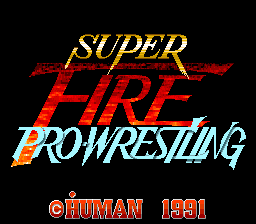 Game cover: Super Fire Pro Wrestling