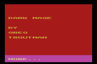Game cover: Dark Mage